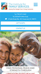 Mobile Screenshot of instituteforfamilyservices.com